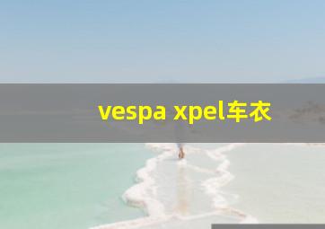 vespa xpel车衣